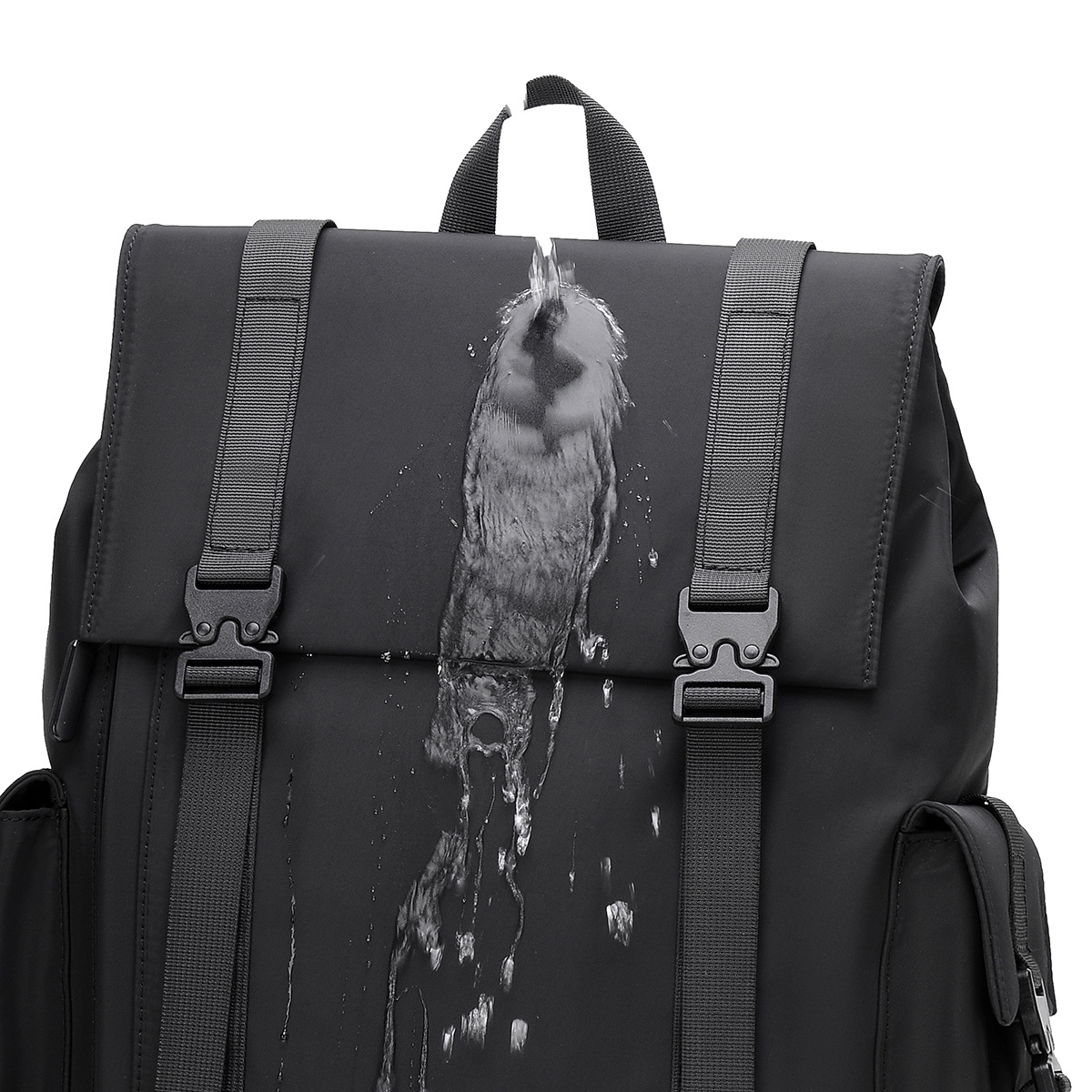 2024 nueva mochila de tela Oxford para hombre, portátil, bolso de computadora multifuncional, mochila escolar, mochila impermeable de gran capacidad