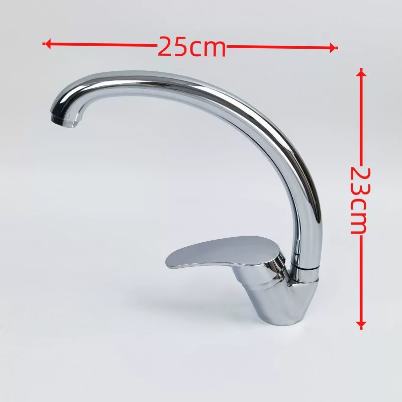Grifo Mezclador de Cocina de Aleación de Aluminio, Agua Fría y Caliente, Monomando