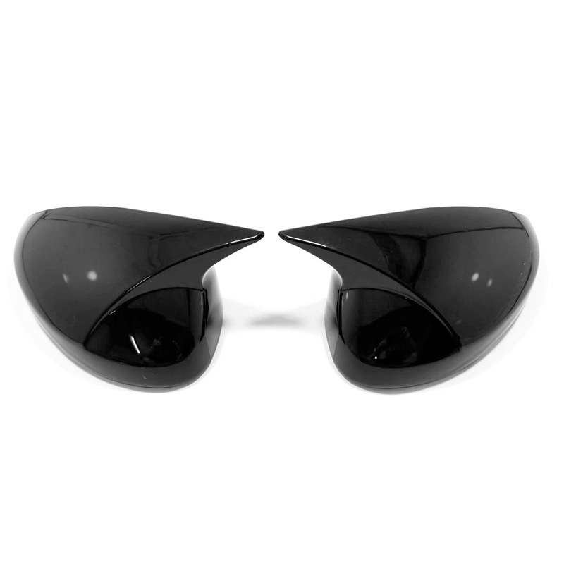 Suitable for 8 9/9.5 10 11 generation Honda Civic bright black horn rearview mirror decorative cover modified rear mirror