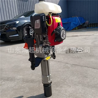 四冲程汽油式打桩机 河面钢管栽桩机护栏植桩机