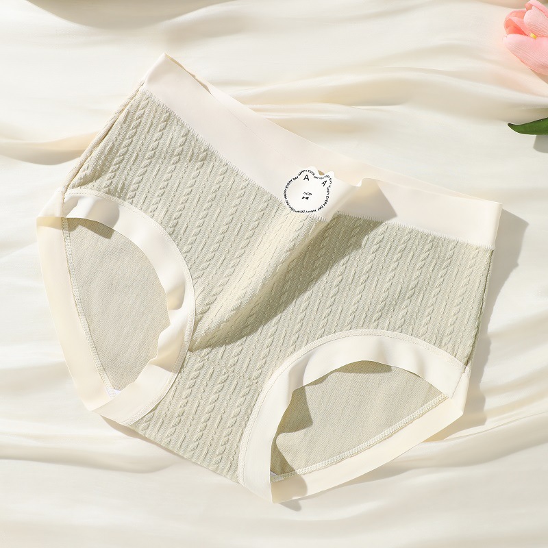 Ropa interior de algodón Mujer antibacteriano entrepierna inferior japonés dulce chica triángulo pantalones cortos cabeza nueva cómoda ropa interior de niña sin costuras