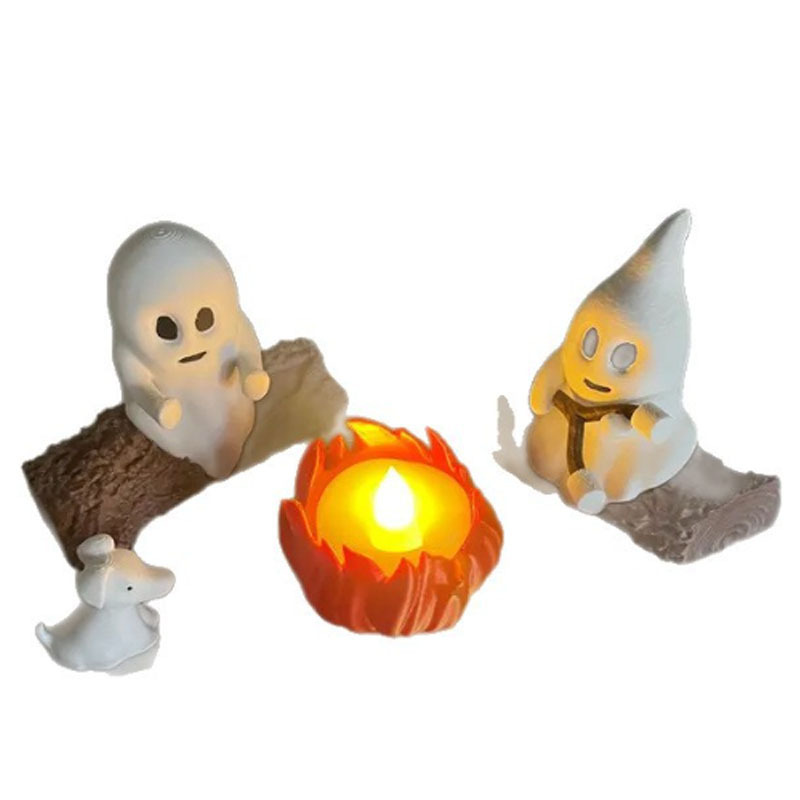 ゴースト キャンプファイヤー ギャザリング ゴースト キャンプファイヤー パーティー 樹脂オーナメント ハロウィン デコレーション|undefined