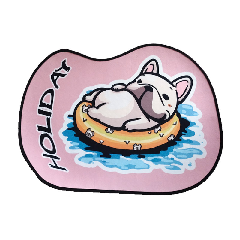 핑크 방법 버킷 모양 매트