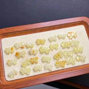 Factory wholesale natural amber beeswax butterfly DIY hand-made Joker accessories any match