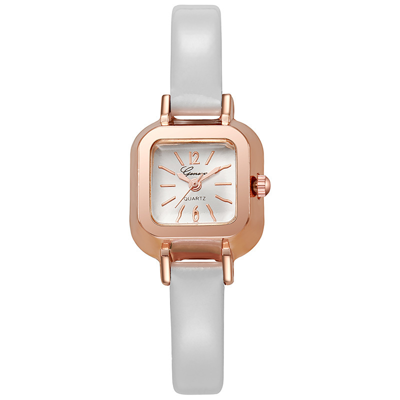 Reloj cuadrado retro simple para niñas pequeño reloj retro casual para estudiantes estilo coreano ins moda reloj para mujer