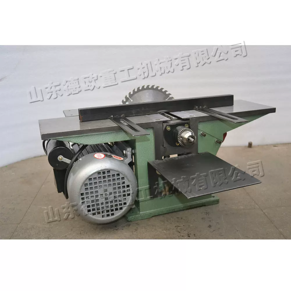 小型电动式木工台刨 台式木料平刨切割机 家具厂板材加工刨削机