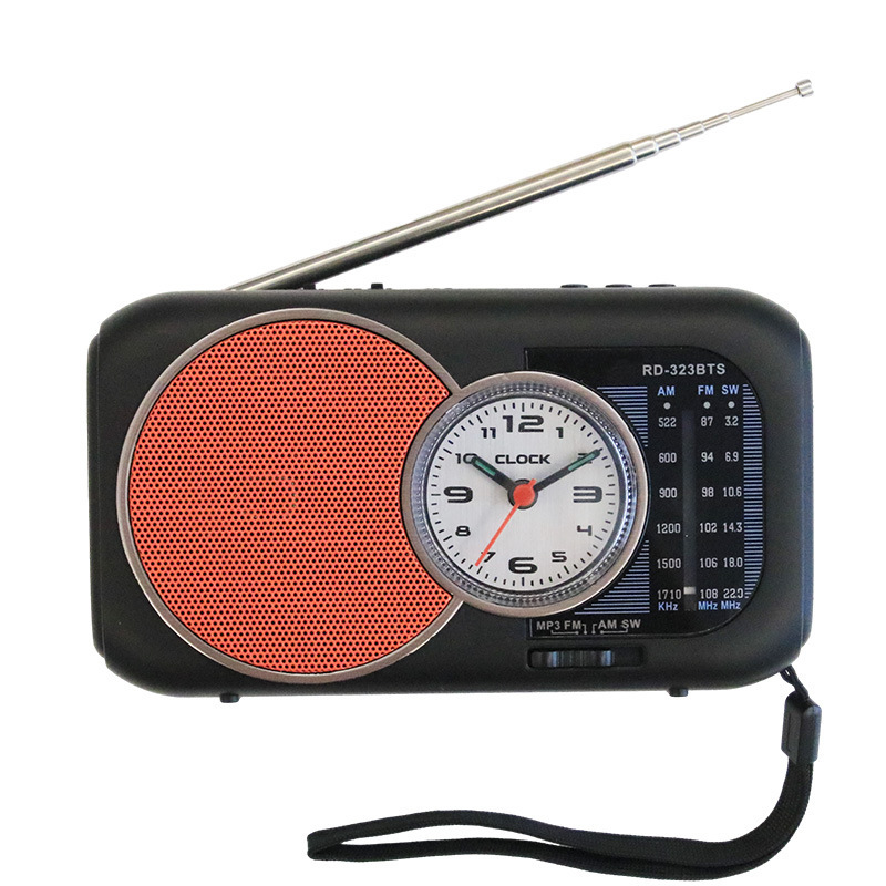 Manufacturer Sells Portable Retro with Clock Multi-band Multi-function Card Bluetooth with Flashlight Lighting Radio Manufacturer Sells Portable Retro with Clock Multi-band Multi-function Card Bluetooth with Flashlight Lighting Radio