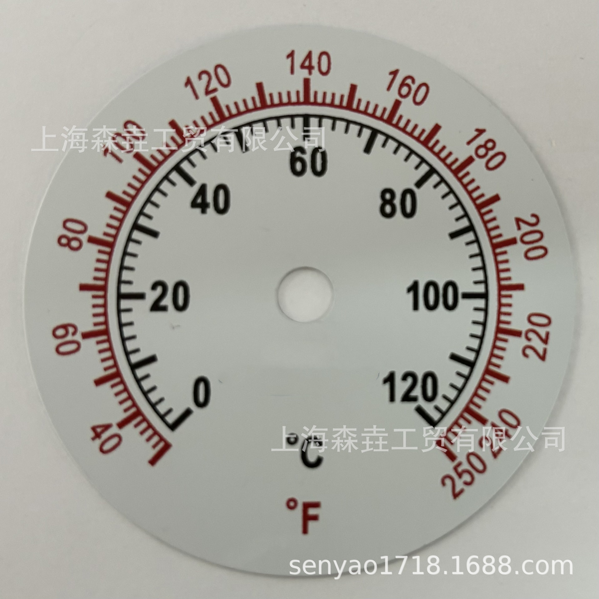 ����ͷ����͹�ҵ˫�����¶ȼƱ�ͷ100mm�˳�100mm����1/2&ldquo;NPT