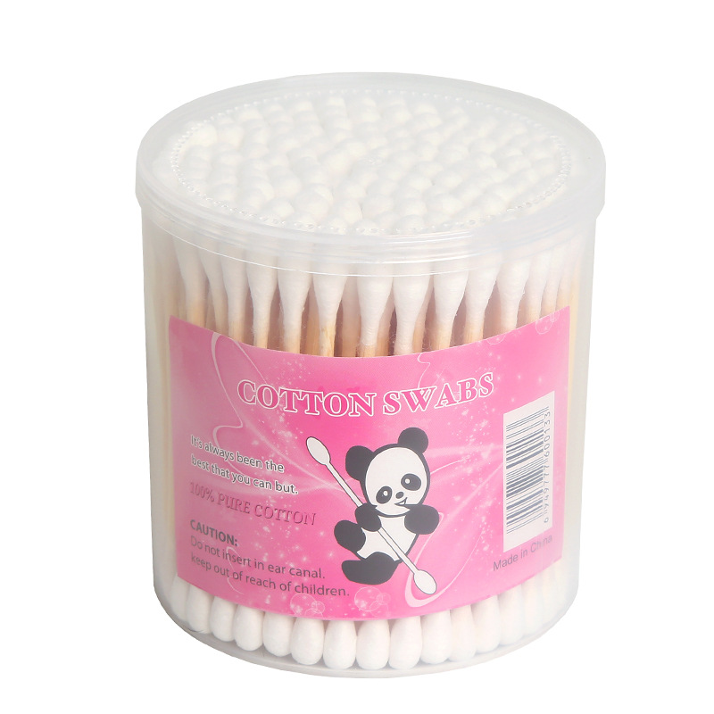Hisopos de algodón en caja, desechables, sanitarios, de doble punta, para maquillaje, para niños, para limpieza y cuidado de los oídos. image 6