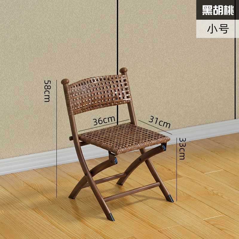 Sillas plegables de balcón casera sillas de caña de plástico respaldo sillas pequeñas sillas al aire libre solo mazza taburetes sillas de comedor