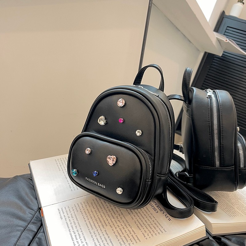 Hochwertiger modischer Rucksack für Damen 2023 neuer lässiger kleiner Rucksack trendiger Rucksack im College-Stil Mini-Rucksack_voghion.com