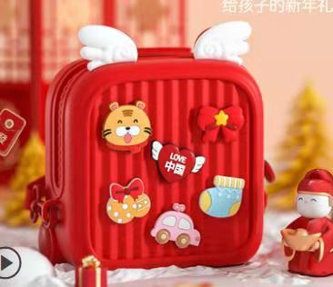 Popular conejo año niños viajan pequeña mochila hombro del bebé bolsa de mensajero kindergarten dibujos animados DY Navidad regalo Año Nuevo