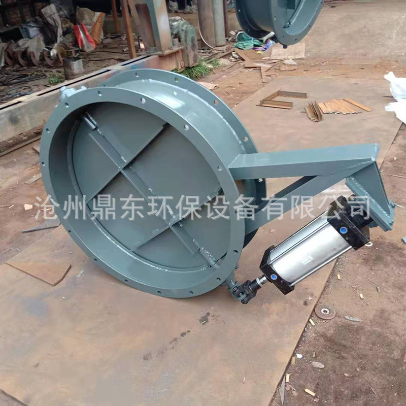 气动大口径蝶阀 气动百叶通风蝶阀 混风阀烟气风门