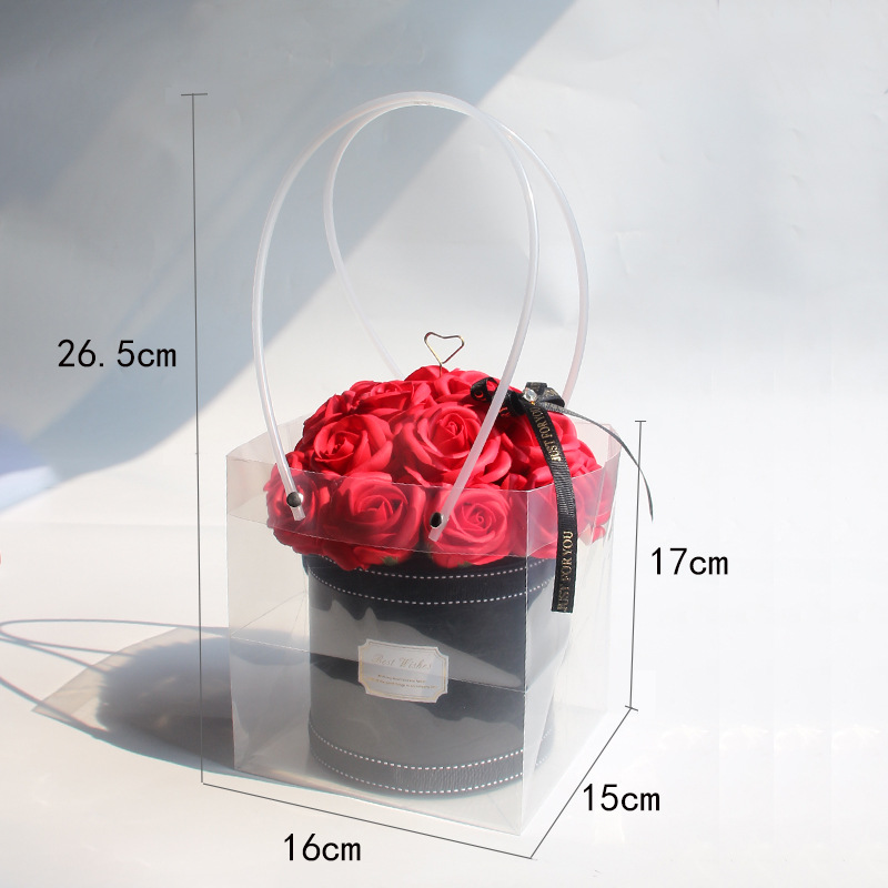 Jabón hecho a mano Rosa romántica regalo creativo al por mayor 520 Día de San Valentín regalo sorpresa para la esposa y la novia