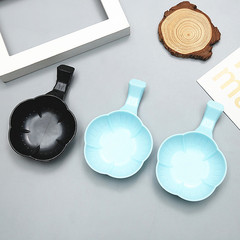 Calligraphy ink dish, plastic water dish, multi-purpose pen holder, pen washer, blue and black plum blossom dish, four treasures of student study