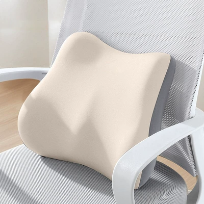 Waist support, Memory Foam Seat Cushion and Lumbar Support - gray-beige-waist-support-without-straps