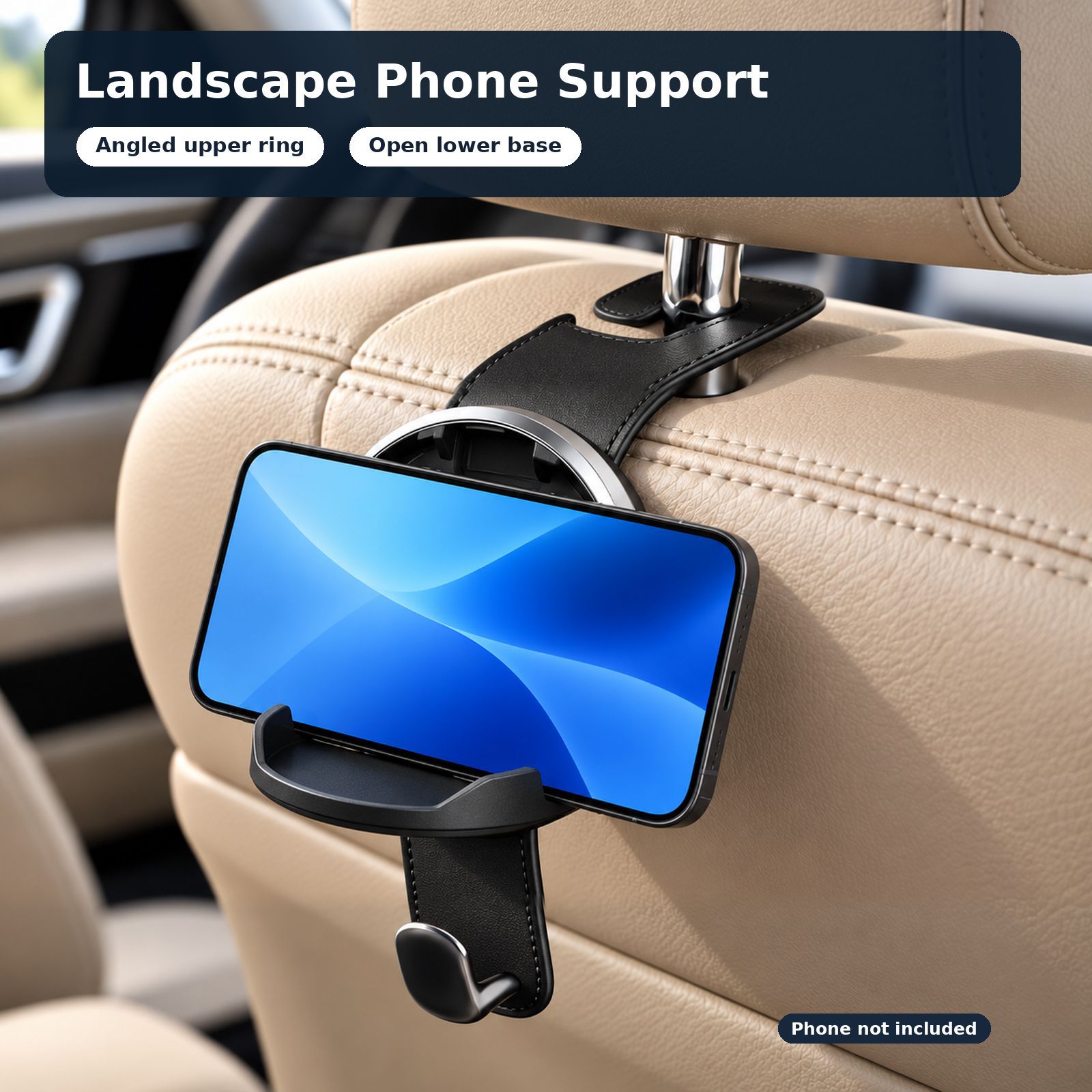 Car door cup holder, foldable cup holder for car interiors, multifunctional storage and expansion shelf, beverage and cup holder