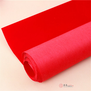 Featured Crafts, Handmade Paper-Cut Materials, Red Flocking Paper, Flocking Cloth, Handmade Paper-Cut, New Models on Sale