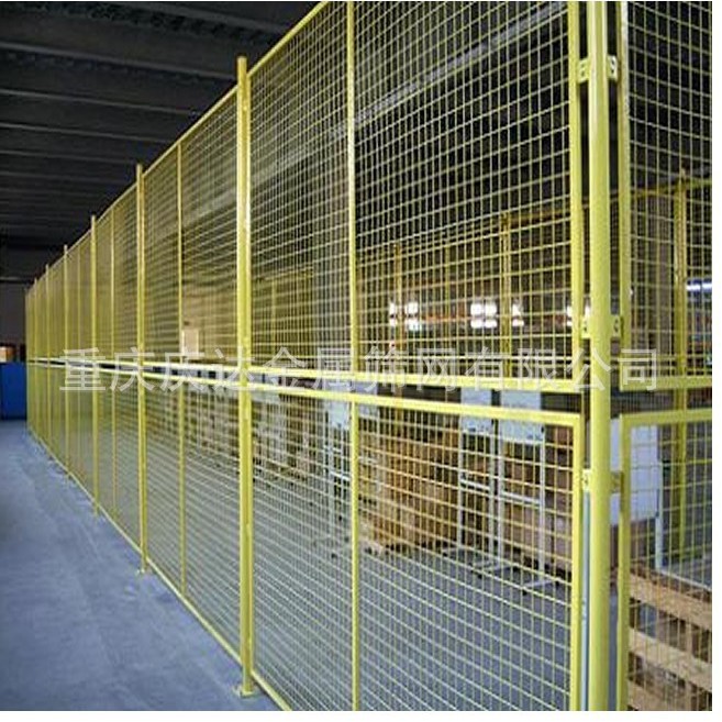 车间隔离网工厂室内可移动推拉围栏网车间加厚浸塑围栏仓库护栏网