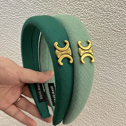 Letter small fragrant style hairband Korean new style high skull pressure wide-brimmed sponge headband female simple high-end headwear