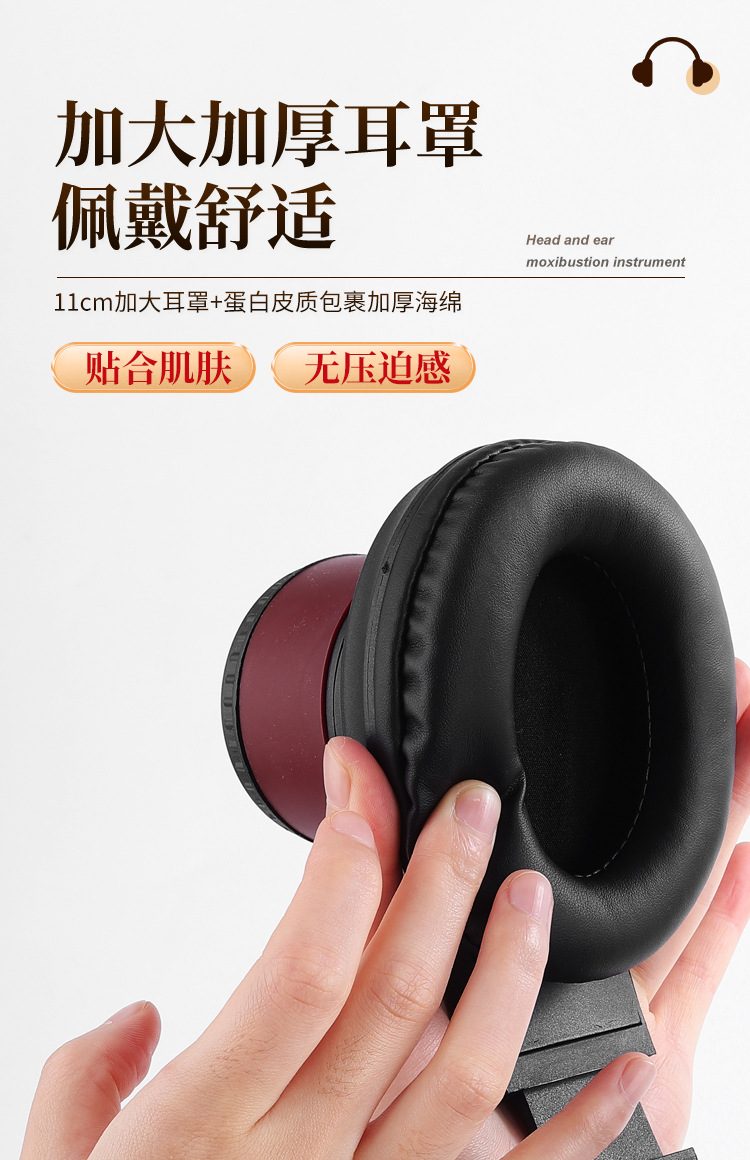 Ear and Head Moxibustion Device with 30 Moxa Sticks and Brush for Baihui Point Wellness quality and texture