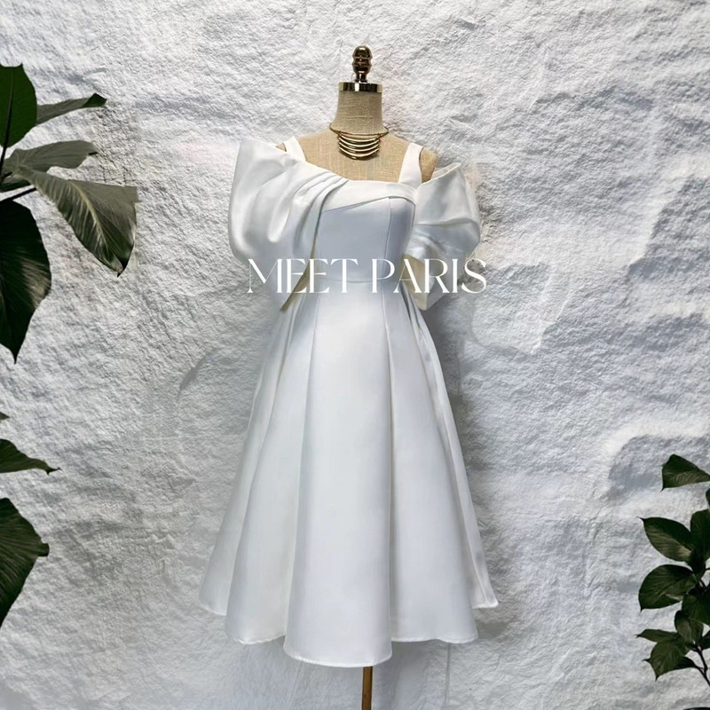 2025 Daily Elegant Waist-Cinching Mid-Length Sweet Cute Niche Dress