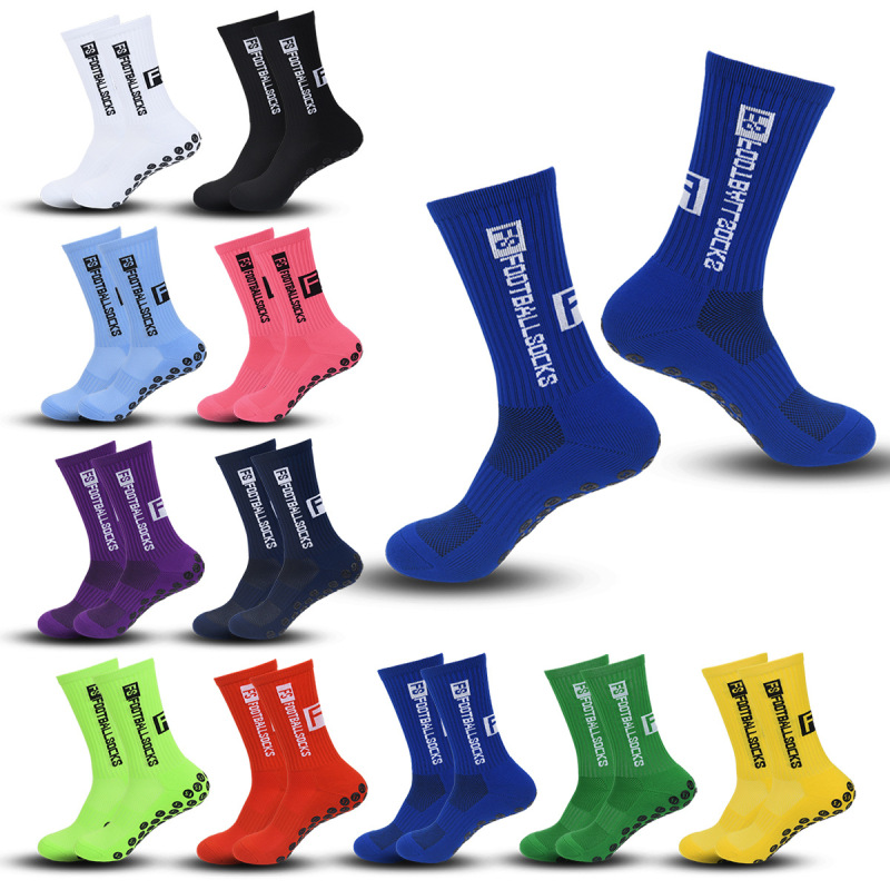 Cross-Border Football Socks Men's Mid-Tube Training Competition Adult Women's Student Sports Non-Slip Heel Protection Cross-Border Football Socks Men's Mid-Tube Training Competition Adult Women's Student Sports Non-Slip Heel Protection