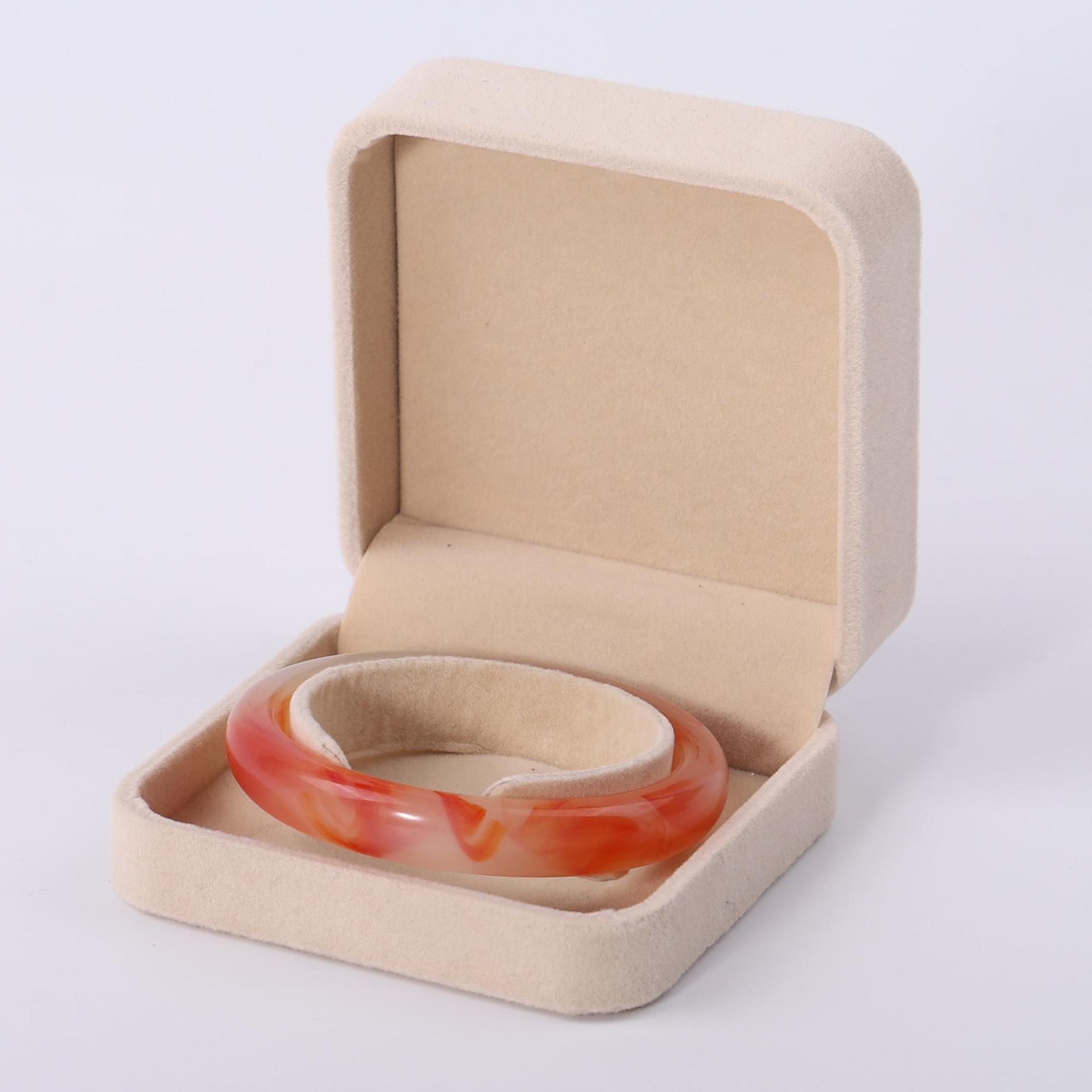 Fuente fábrica venta directa franela joyería caja de embalaje collar pendientes caja de anillo pulsera colgante caja de cadena de mano al por mayor