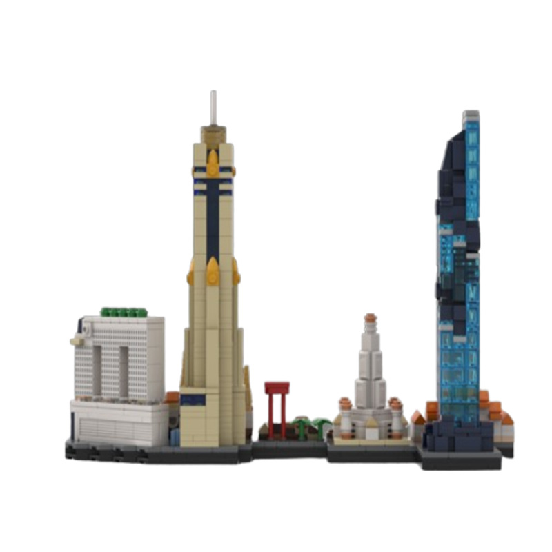 Building Block Cityscape Construction Set For Kids And Adults_voghion.com