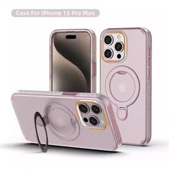 二合一磨砂适用iphone16ProMax手机壳苹果15磁吸支架防摔硬保护套