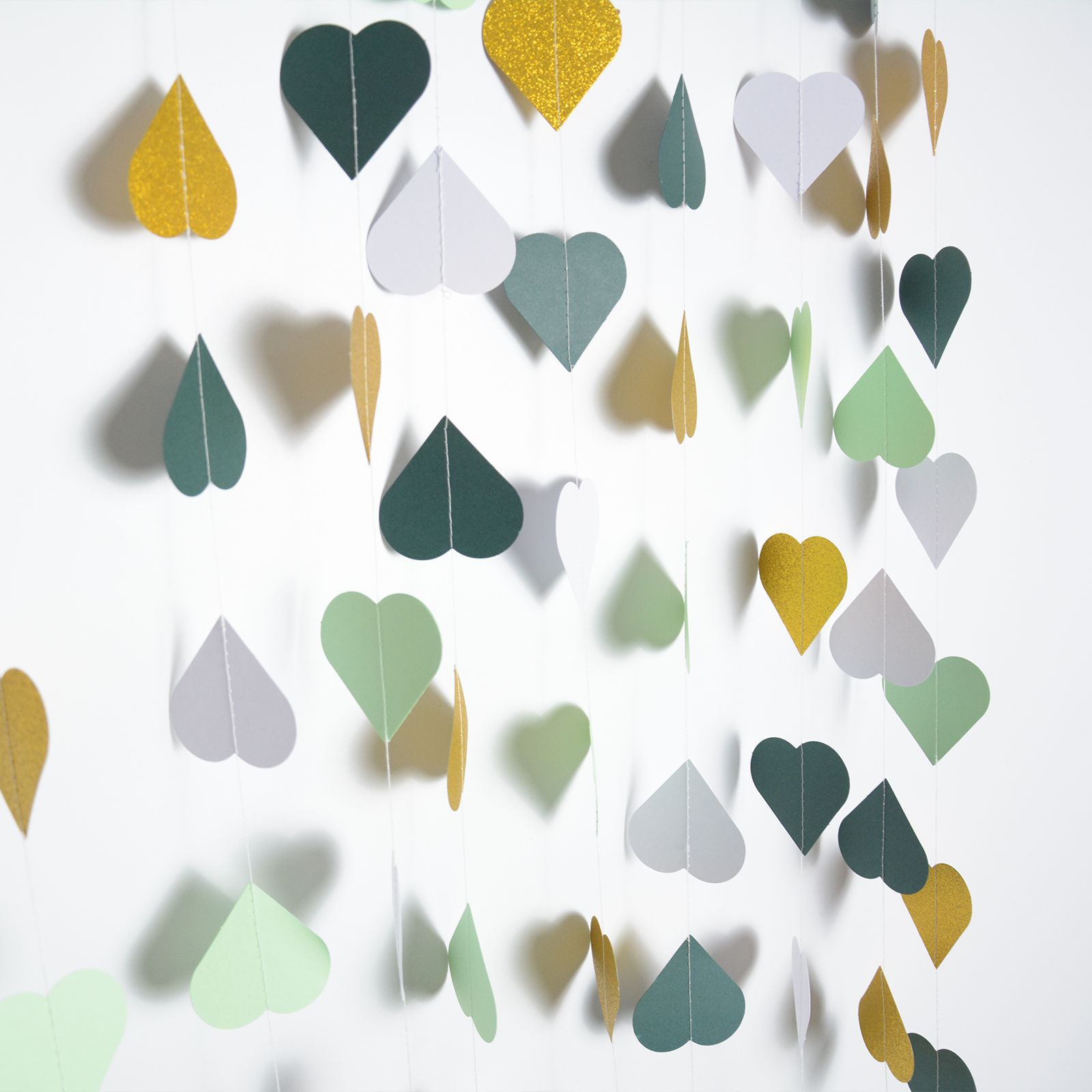 [다크그린+라이트그린+화이트+글리터]