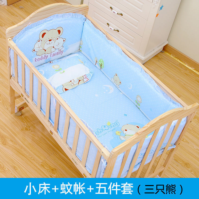 Cuna convertible de madera maciza image 13