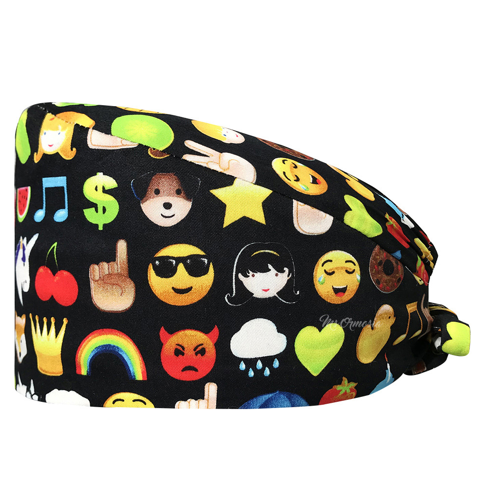 De gama alta de dibujos animados de Mickey patrón de dibujos animados casquillo de la enfermera médico casquillo quirúrgico mascota empleado tapa de trabajo AliExpress