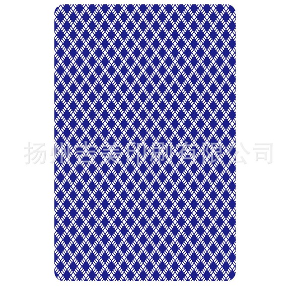 Advertising poker card manufacturers printed 280 grams of blue core…