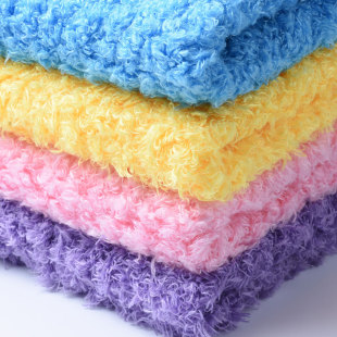 In-Stock 12mm Seagrass Peach Velvet Fabric Bird Plush Pet Nest Toy Doll Fabric Spray Velvet Peach Velvet