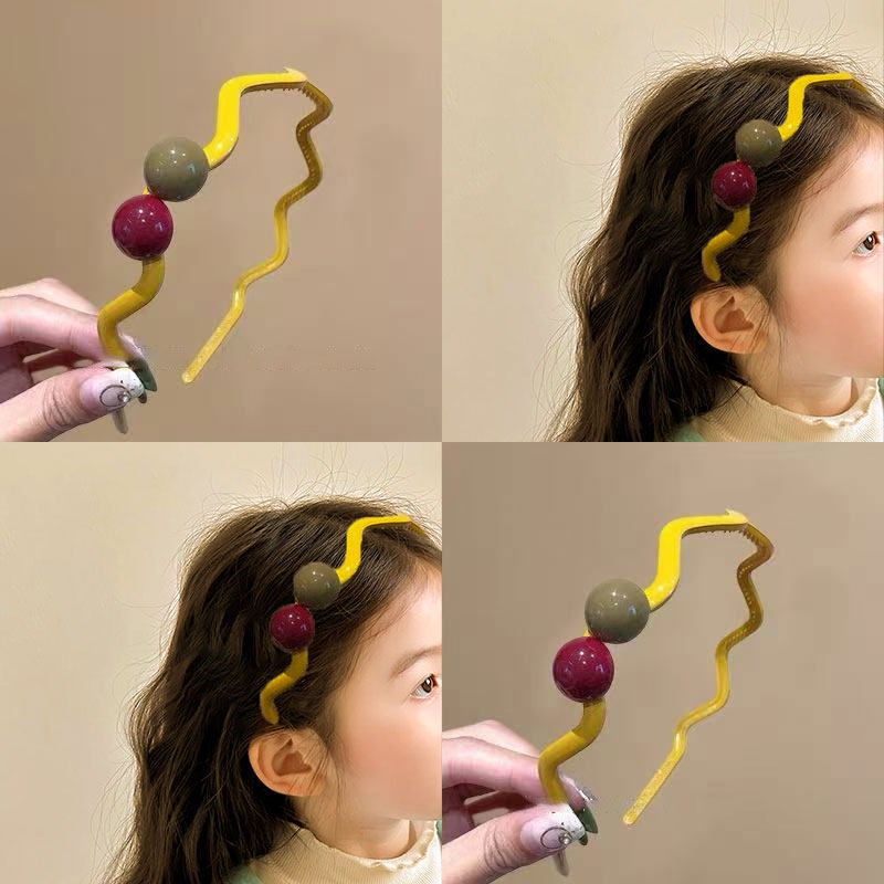 Cute Children's Hairbands New Style for Little Girls, Non-Slip Hair Clips and Headbands for Baby Bangs and Loose Hair