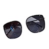 Brand sunglasses, retro square sun protection cream, glasses solar-powered, Korean style, internet celebrity, UF-protection