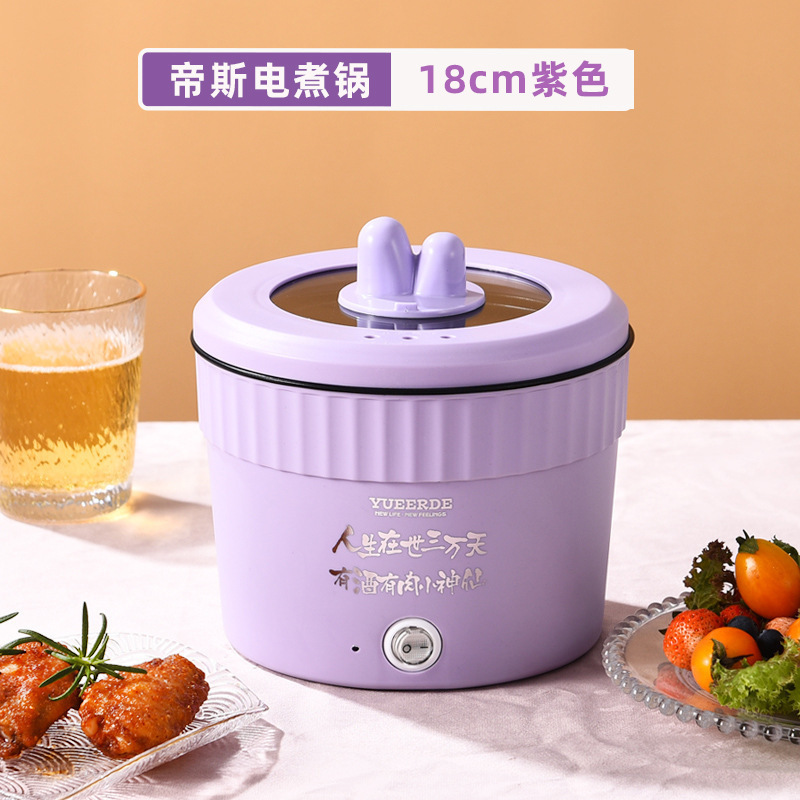 网红爆款小煮锅一人火锅小型不粘锅泡面锅迷你速食锅插电锅|undefined