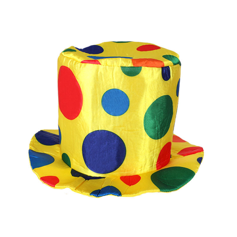 Halloween fiesta payaso disfraz de estilo accesorios lindos extraños payaso sombrero de puntos decoración de vacaciones para niños