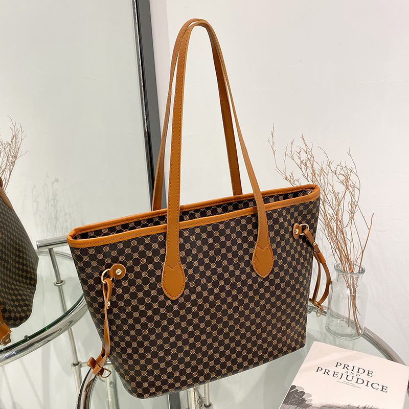 Bolsas de mano para mujeres 2022 mujeres hanbags europeas y estadounidenses de moda bolsas de mano retro de gran capacidad de compras image 10