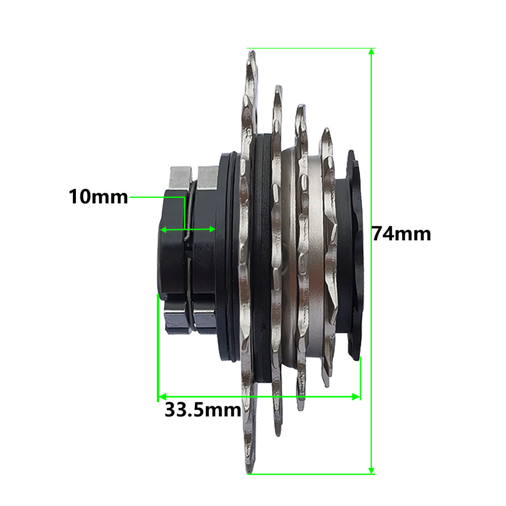 Volante de 5 velocidades externo 9 - 11 - 13 - 15 - 18T vehículo plegable de cambio de velocidad volante de torre integrado