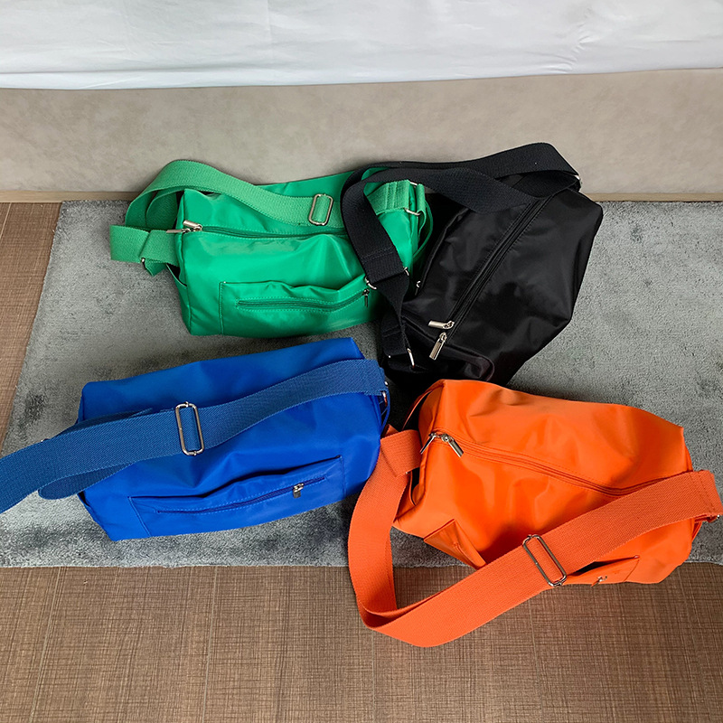 Borsa a tracolla casual, borsa da donna alla moda, borsa per toast, popolare borsa a tracolla in tessuto Oxford, borsa fitness leggera_voghion.com