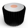 Transformation of 200W high-power LED industrial and mining lamp radiator phase change heat column workshop