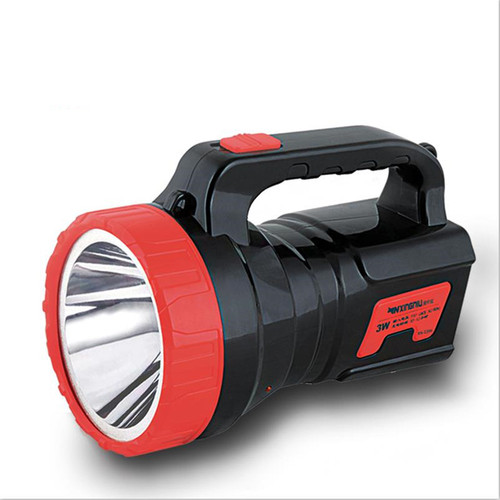 LED spotlights with strong long-distance beam, outdoor lighting flashlight, portable emergency handheld lamp for outdoor, factory wholesale