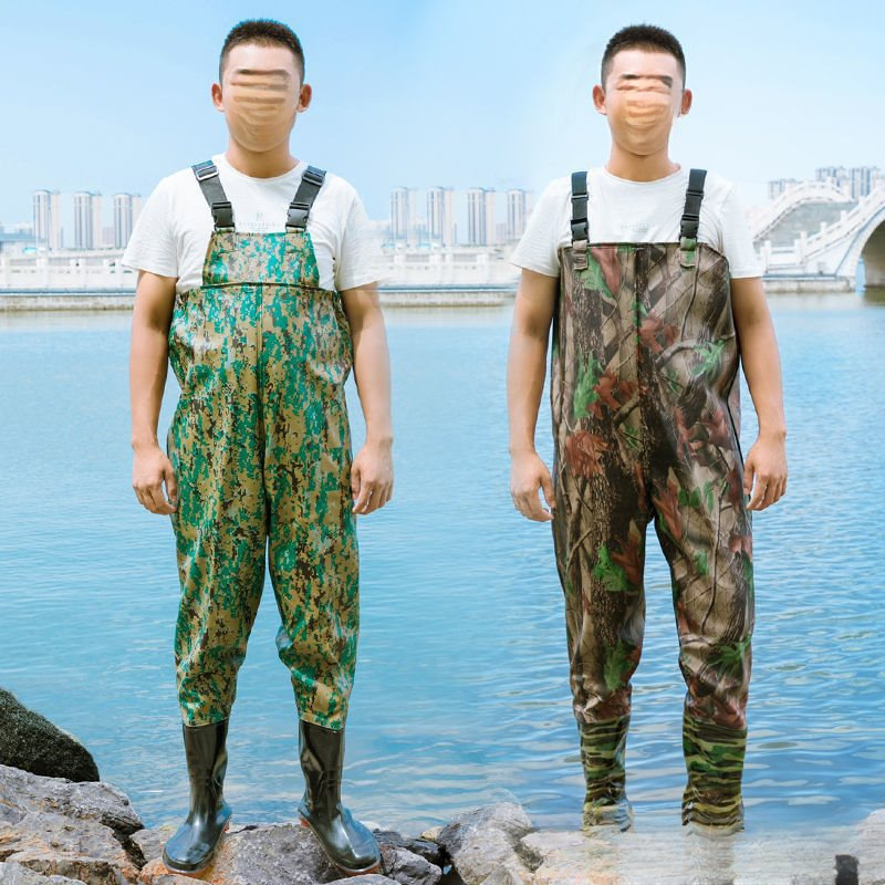 Waterproof Clothing, Waders, Rain Pants, Men's and Women's Half-Length Wear-Resistant Pants, Fishing Clothing Overalls, Thickeneded Fishing Pants, Rain Boots