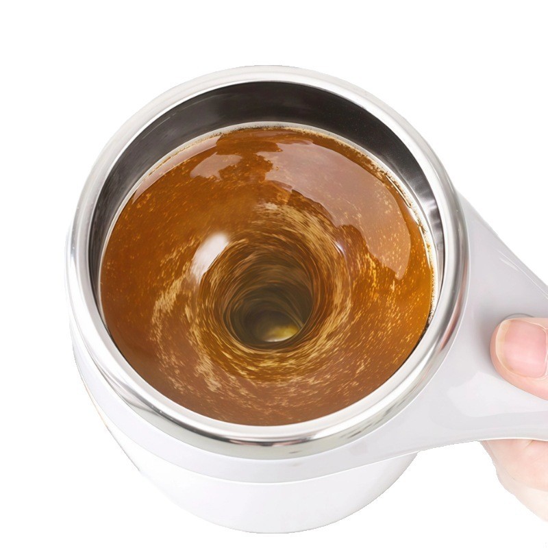 电动搅拌杯全自动便携懒人水杯304不锈钢摇摇杯磁吸充电咖啡杯L02|undefined