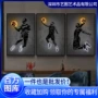 乔丹nba酒吧俱乐部装饰画芯