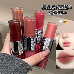 リーセレクト カカショウ シルクミスト ダブルヘッド リップグロス ベルベット マット グラスミラー リッププランパー ホワイトニング リップスティック リップグロス