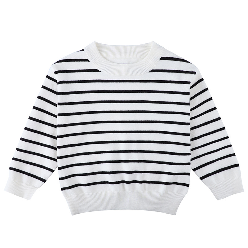 2022夏季新款条纹儿童毛衣欧美时尚外单跨境男童婴儿服装毛衣童装
