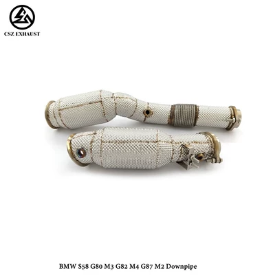 3.0T catalytic converter downpipe – Exhaust pipe